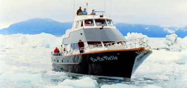 Lu Lu Belle tours Valdez Alaska glacier cruise
